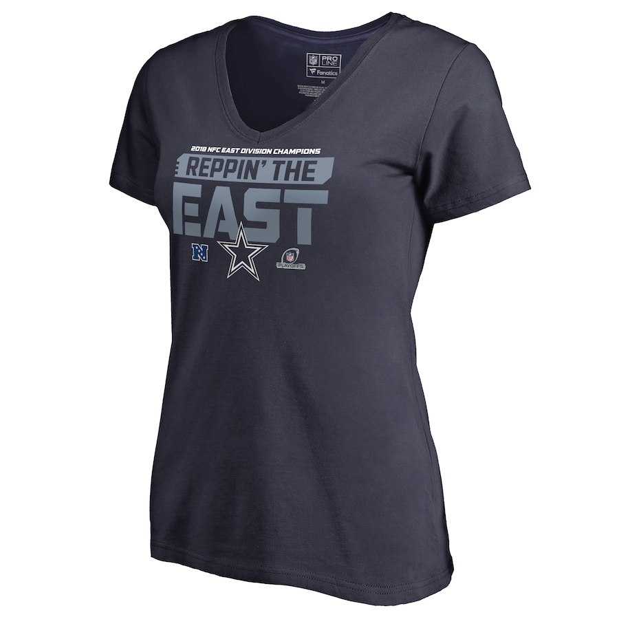 Women Cowboys 2018 NFL Playoffs Reppin' The East T-Shirt,We sell and wholesale Women Cowboys 2018 NFL Playoffs Reppin' The East T-Shirt on line form chian!